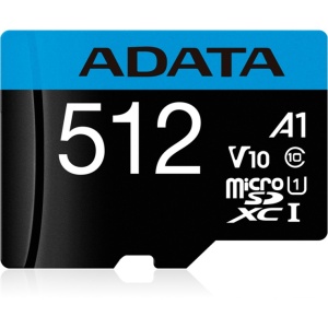 CARD MicroSD ADATA, 512 GB, MicroSDXC, clasa 10, standard UHS-I U1, "AUSDX512GUICL10A1-RA1" - Img 2
