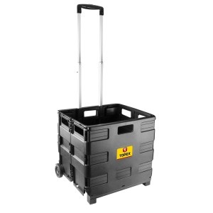 Carucior transport cu lada pliabila, capacitate 35kg