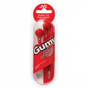 Casti audio In-ear , 1m, rosu raspberry, bass boost, JVC Gumy - Img 3