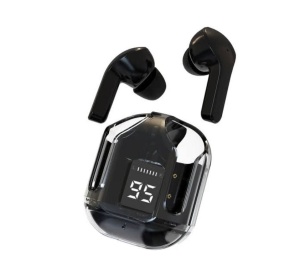 Casti Wireless Stereo, Bluetooth, NEGRU, afisaj LED, incarcare cu docking case, T'nB