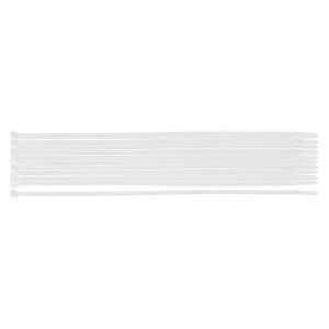 Coliere plastic EXTREME 3,6 × 200 mm, alb, 20 buc.