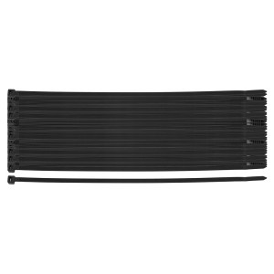 Coliere plastic EXTREME 4,8 × 200 mm, negru, 100 buc.