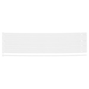Coliere plastic EXTREME 4,8 × 450 mm, alb, 50 buc.