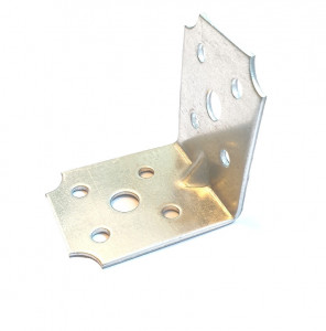 Coltar metalic, pentru lemn cu ranforsare, 50 x 50 mm, F.F. Group - Img 2