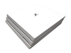 Consola jocuri Sony Playstation 4 PRO, + 1 controller ARMY white, model CUH-7016B, HDD 1TB + joc Black4Blood, ALB, second hand - Img 3
