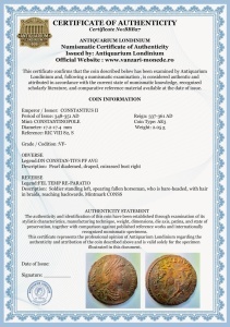 CONSTANTIUS II ( 348-351 AD )- Moneda Antica Romana - Img 3