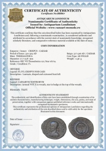 CRISPUS - CAESAR ( 321-324 AD ) - THESSALONICA - Moneda Antica Romana - Img 4