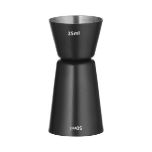 Cupa de masurare neagra, 25ml / 50ml, ø45x(H)86mm - Img 2