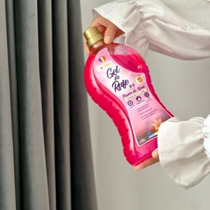Detergent rufe, gel de rufe 3 in 1, parfum floral, 2L, Floare de Roua