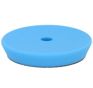 Disc burete moale pentru polish, prindere velco, 150mm x 25mm, albastru, Dedra - Img 2