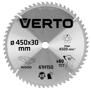 Disc pentru circular, 450 x 30 mm, 60 dinti