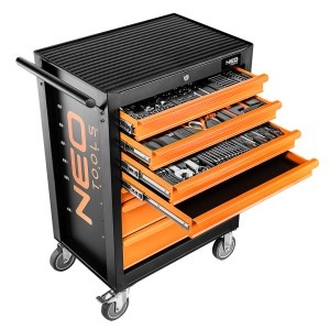 Dulap de scule, 7 sertare + 129 unelte incluse