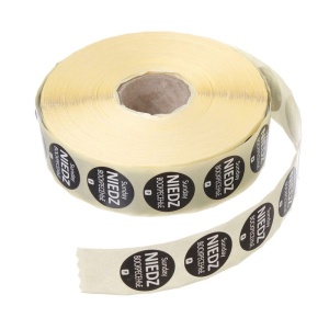 Etichete zilnice de siguranță alimentară de unică folosință, HENDI, 2000 buc. rola, ø19xmm - Img 1