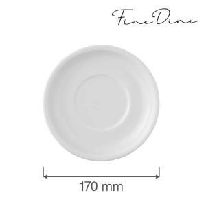 Farfurie pentru bol supa Bianco, 170 mm Fine Dine - Img 2