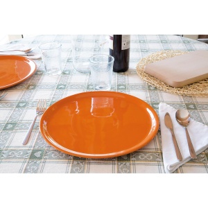 Farfurie pentru pizza speciala portocalie, Hendi, ø330 mm - Img 2