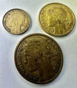 FRANTA - 50 Centimes / 1 FRANC / 2 FRANCS ( 1931-1937 ) - Img 2
