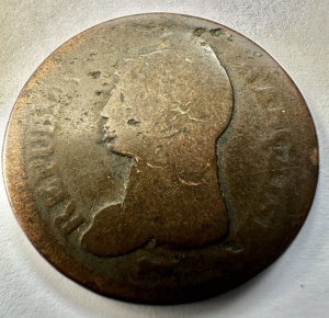 FRANTA - PRIMA REPUBLICA - UN DECIME ( 1799-1800 )