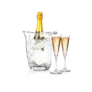 Frapiera / racitor vin, sampanie, Hendi, policarbonat transparent, 22 x 18.5 x 22. 6 cm - Img 2
