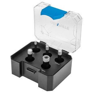 Freze diamantate(6, 8, 10, 12, 16 mm), set de 5 piese.