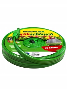 Furtun micro orificii udat gazon, racorit peluza, 15m, verde, conector rapid 1/2, Magic Flex - Img 4