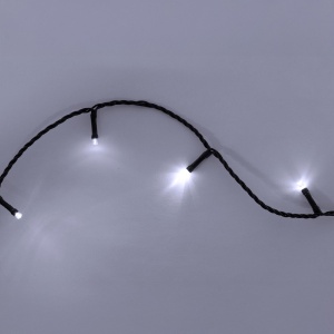 Ghirlanda luminoasa cu LED-uri, 240 LED-uri, 8 perechi, temporizator, alb rece, pentru exterior - Img 2