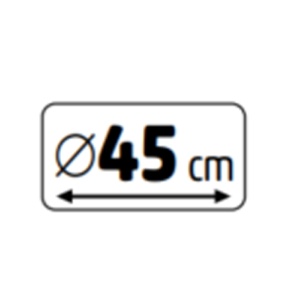 Ghirlanda luminoase cu LED-uri, 45 cm, LED-uri alb cald, IP44 - Img 3