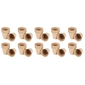 Ghivece de turba: 8 x 8 x 7,8 cm, 60 de bucati