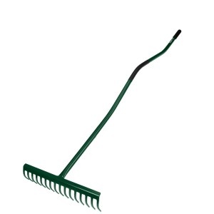 Grebla 16 dinti, maner metalic cauciucat ergonomic