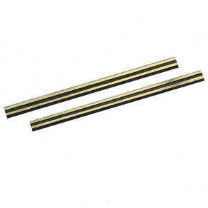 Gyalupengék gyalugéphez , 2 db-os szett , 82 x 5.5 x 1.1mm , Silverline keményfém gyalupengék 2db - Img 2