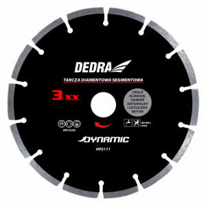 Gyémánt vágókorong , 300 x 25,4mm , tégla , kő , beton , Dedra vágása