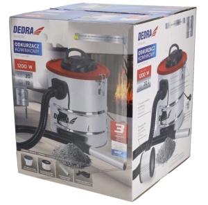 Hamuelszívó kandallóhoz, kályhához, 1200W, 20L kapacitás, Dedra - Img 4
