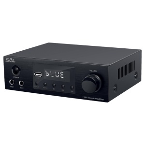 Hangrendszer készlet teraszra, teraszra, kereskedelmi helyiségekbe, 2 x 60W-os hangszóró falra szerelhető, 1 x erősítő bluetooth-szal, USB-vel, 2 x 50W, SAL - Img 8