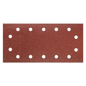 Hartie abraziva cu Velcro 115x230mm, K80, cu gauri - set 5 buc
