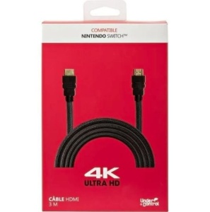 HDMI 4K ULTRA HD kábel, játékkonzol kompatibilis, 3 m, aranyozott csatlakozók, HDMI 2.0, Under Control - Img 4