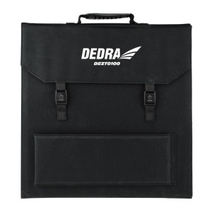 Hordozható napelem, összecsukható, 100W, beépített inverter 12-18V 2.2Ah, USB 5V 2.4Ah, Dedra - Img 4