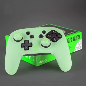 Husa siliconica protectie, compatibila controller Nintendo Switch Pro, fosforescenta in intuneric, FR-Tec - Img 5