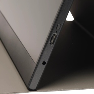 Ideális hordozható monitor laptophoz/notebookhoz: LED IPS, Full HD 15,6", 1920x1080, 60 Hz, 1xMini HDMI, 2xUSB-C, beépített hangszórók - Img 10