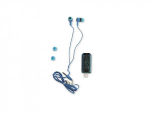 In-ear vezetékes sport audio fejhallgató, sztereó, 3,5 mm-es jack csatlakozó, kábeltartó LED lámpával, 1,1 m kábel, Grundig - Img 3
