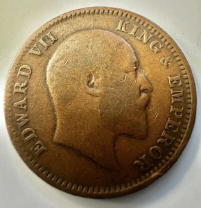 INDIA BRITANICA - EDWARD VII - ONE QUARTER ANNA 1906 - Img 4
