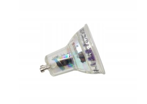 Intelligens izzó GU10 spotlámpákhoz, RGB SZÍNES fény, fehér, meleg, hideg, energiafogyasztás 4,9W - fény 34W, WI-FI, LSC - Img 2