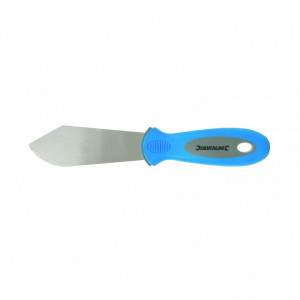 Kés gitt, ragasztóanyagok eltávolításához/felhordásához, acél penge szélessége 40mm, ergonomikus markolat, Silverline - Img 2