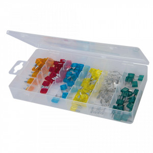 Készlet 120 mini autós biztosíték, 5 - 30A , Silverline
