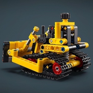 készlet LEGO Technic mini 42163, Buldózer lánctalpakkal, 195 darab - Img 4