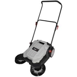 Kézi fűnyíró udvarra, feljáróra, nagy területekre, tolószerkezet, 65 cm átjárószélesség, 18 literes vödör, Dedra - Img 10