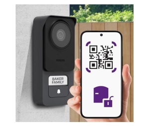 Kit videointerfon Philips WelcomeEye Connect 3, Wi-Fi, Ecran tactil 7", camera 3K, vizibilitate Nocturna, 3K, Control Smartphone, Acces RFID & QR - Img 2