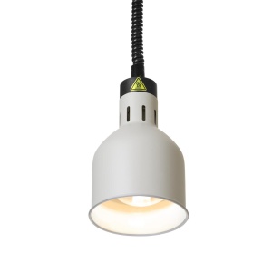 Lampa de caldura cilindrica HENDI, alba, 230V/250W, 175x(Î)250 - Img 2