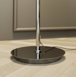 Lampa de podea PREMIUM, reglabila pe inaltime 1.30 - 1.55m, abajur 42 x 40cm ALB, soclu E27, LUCANDE - Img 5