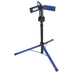 Lampa LED multifunctionala pentru santier, service auto, lumina 360 grade, 4500lumeni, acumulator inclus, trepied, 2 setari de culoare, 3 setari intensitate, Dedra - Img 11