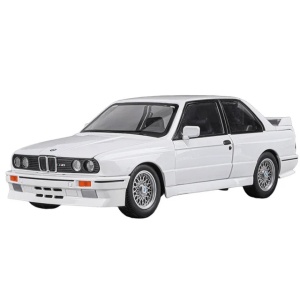 Macheta premium 1:24, BMW M3 E30, ALB, full metal, lumini, sunete, JLF