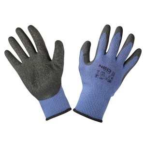 Manusi de lucru, din bumbac acoperit cu latex si poliester, 2143X, marimea 8